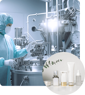 Cosmetics manufacturing equipment